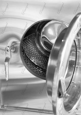 درب لباسشویی صنعتی استیل