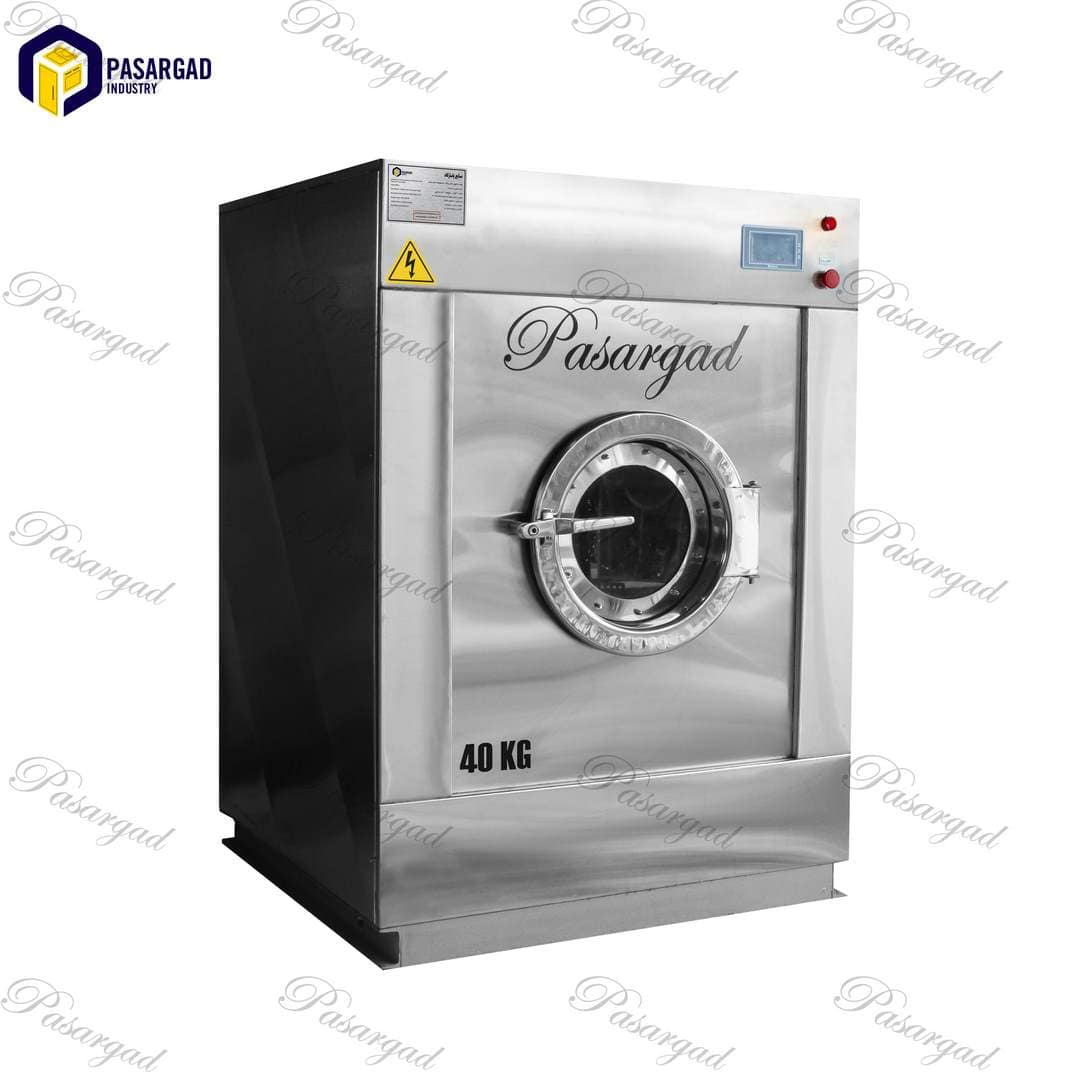 ماشین لباسشویی صنعتی 40 کیلویی هوشمند صفحه رنگی
