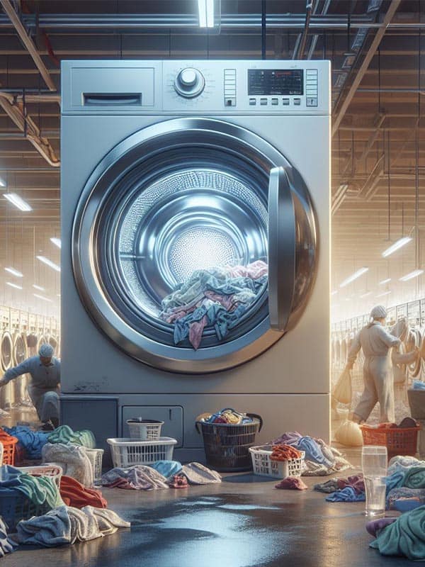 4 روش مراقبت و نگه داری از ماشین لباسشویی صنعتی